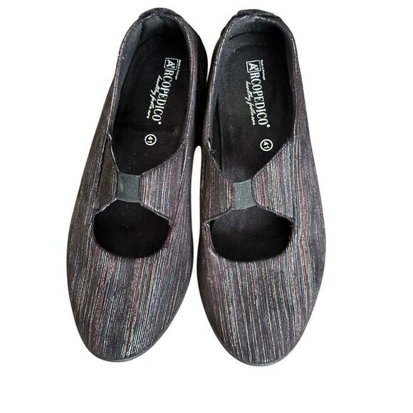 Arcopedico Leona Black Slip On Mary Jane Comfort Shoes Size 41 US 9.5 - 10 - Picture 1 of 11